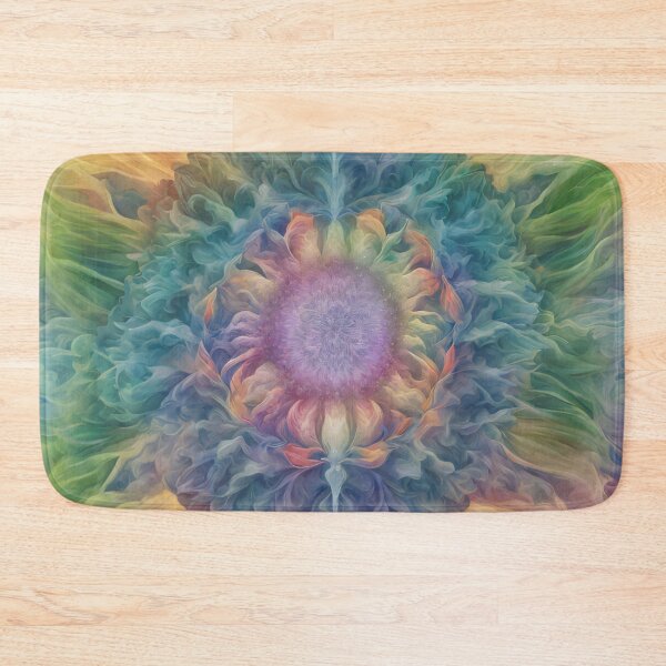 Item preview, Colorful spiritual blossom mandala abstraction designed and sold by Mianku | Für das Leben.