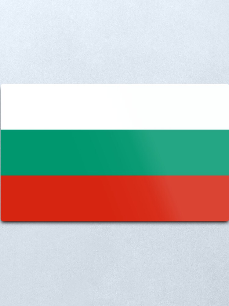 Alternate view of Bulgaria Flag Metal Print
