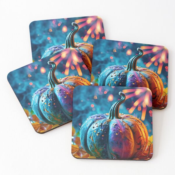 Item preview, Colorful Halloween pumpkin party with bokeh designed and sold by Mianku | Für das Leben.