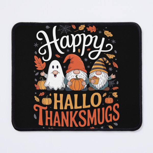 Item preview, Merry Happy Hallothanksmas Gnomes Halloween Thanksgiving mas1 designed and sold by InspiredFoul.