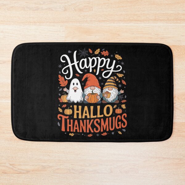 Item preview, Merry Happy Hallothanksmas Gnomes Halloween Thanksgiving mas1  designed and sold by InspiredFoul.