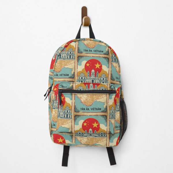 Item preview, Tan An Vietnam 1950s Retro Poster Tourism designed and sold by TravelersGems.