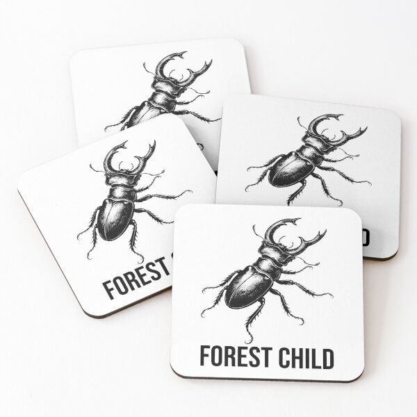 Item preview, Forest Child – Stag Beetle Illustration Inspired by Nature and Woodland Spirit designed and sold by xndrlab.