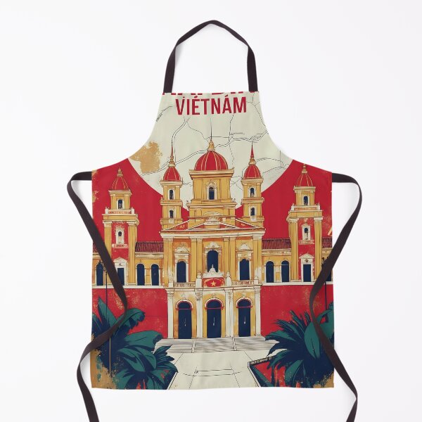 Item preview, Thai Binh Vietnam 1950s Retro Poster Tourism designed and sold by TravelersGems.