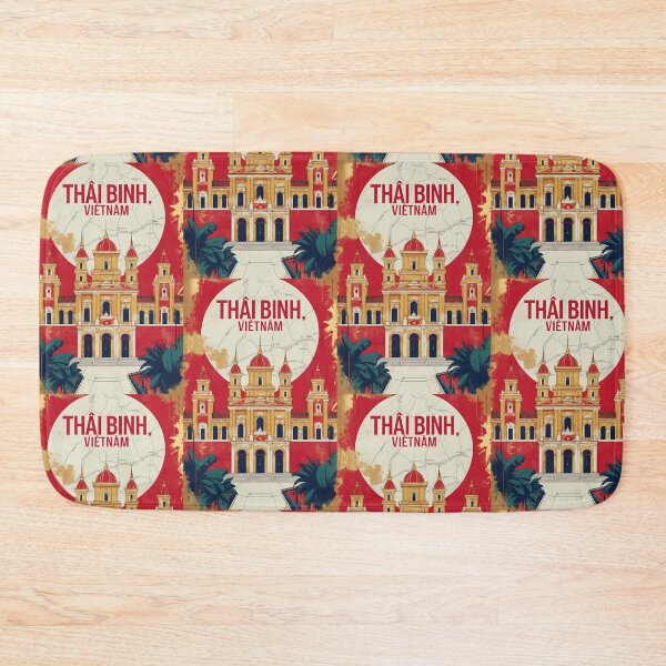 Item preview, Thai Binh Vietnam 1950s Retro Poster Tourism designed and sold by TravelersGems.