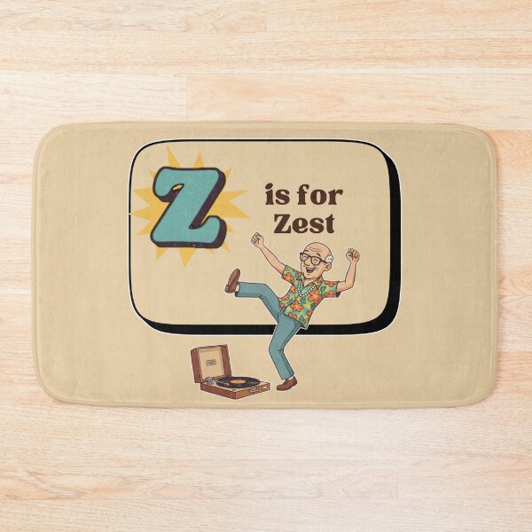 Item preview, The Senior Flashcard Series: Letter Z is for Zest – Retro Humor Collection designed and sold by Searching ideas.