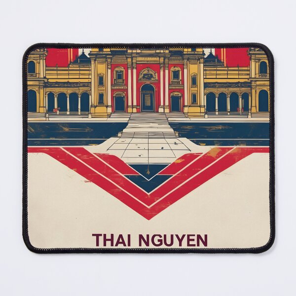 Item preview, Thai Nguyen Vietnam 1950s Retro Poster Tourism designed and sold by TravelersGems.