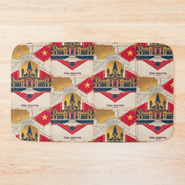 Item preview, Thai Nguyen Vietnam 1950s Retro Poster Tourism designed and sold by TravelersGems.