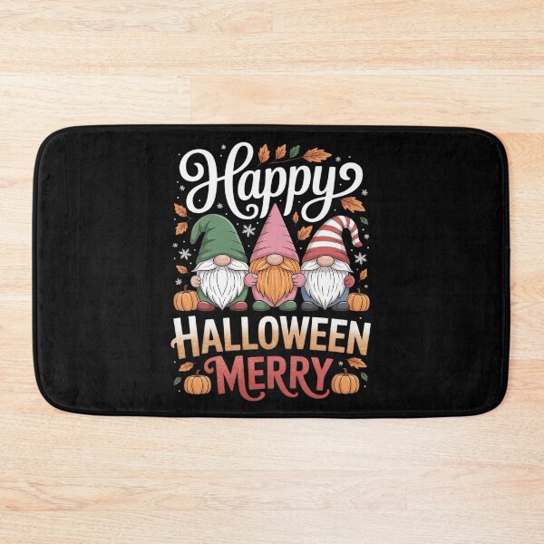 Item preview, Merry Happy Hallothanksmas Gnomes Halloween Thanksgiving mas03  designed and sold by InspiredFoul.