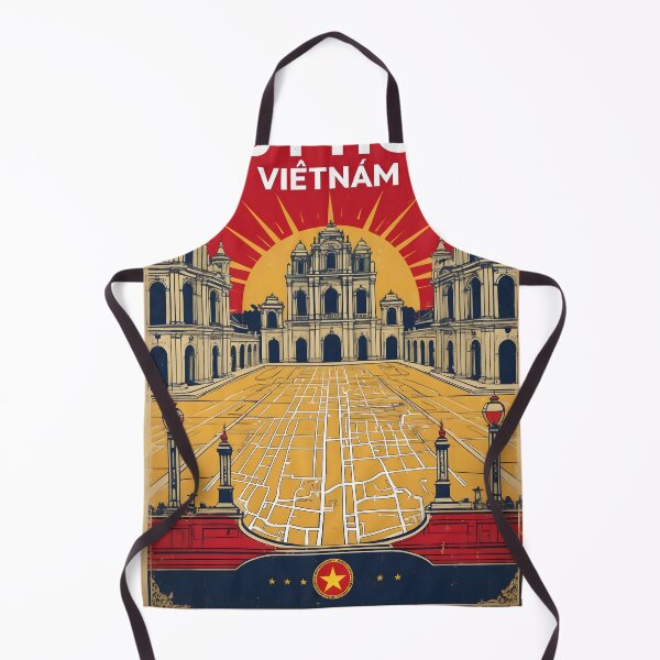 Item preview, Tuy Hoa Vietnam 1950s Retro Poster Tourism designed and sold by TravelersGems.