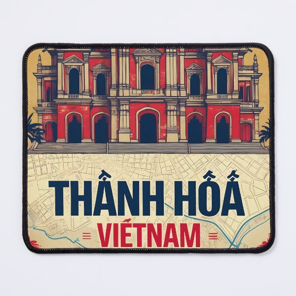 Item preview, Thanh Hoa Vietnam 1950s Retro Poster Tourism designed and sold by TravelersGems.
