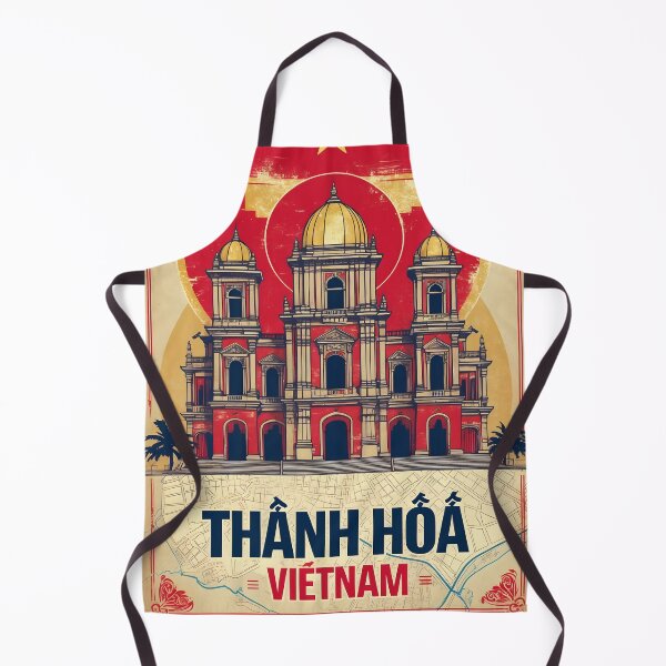 Item preview, Thanh Hoa Vietnam 1950s Retro Poster Tourism designed and sold by TravelersGems.