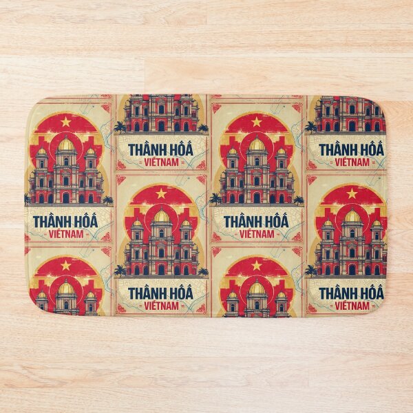 Item preview, Thanh Hoa Vietnam 1950s Retro Poster Tourism designed and sold by TravelersGems.