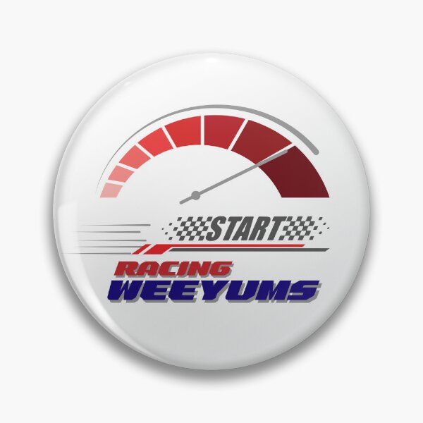 Item preview, Racing Weeyums – Retro Speed Gauge Motorsport Design designed and sold by phiawdesign9.