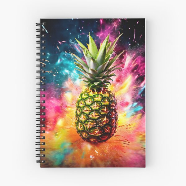 Item preview, Pineapple against a colorful background designed and sold by Mianku | Für das Leben.