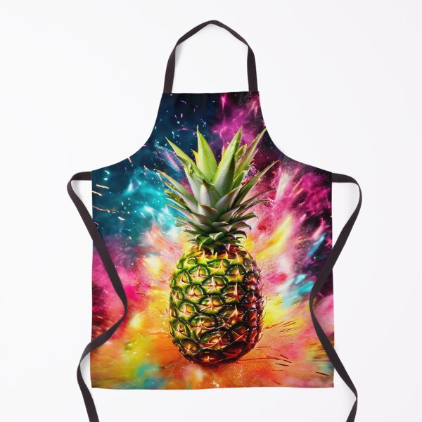 Item preview, Pineapple against a colorful background designed and sold by Mianku | Für das Leben.