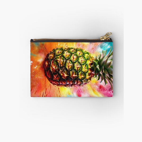 Item preview, Pineapple against a colorful background designed and sold by Mianku | Für das Leben.