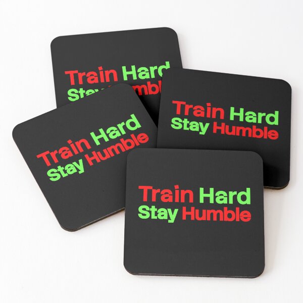 Item preview, Train Hard Stay Humble Quote Design designed and sold by GlidedFeather.