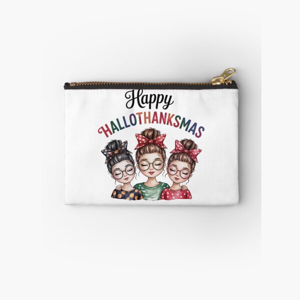 Item preview, Messy Bun Happy Hallothanksmas Halloween Thanksgiving Xmas  designed and sold by InspiredFoul.