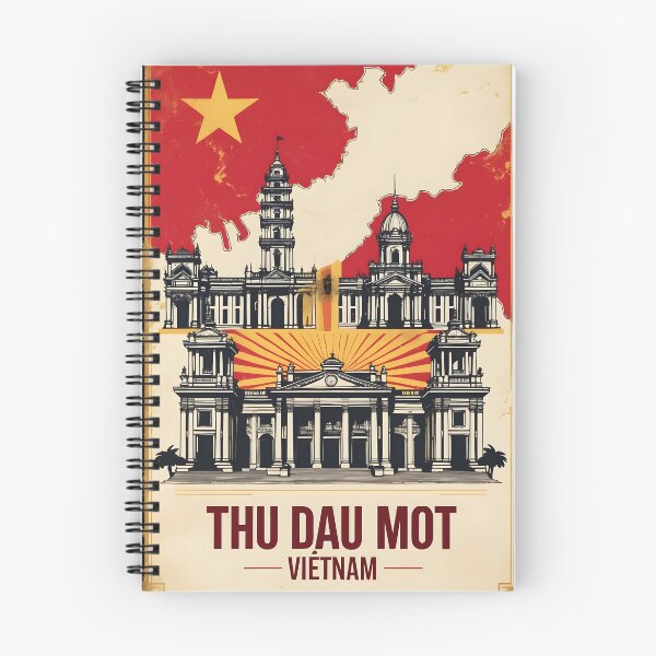 Item preview, Thu Dau Mot Vietnam 1950s Retro Poster Tourism designed and sold by TravelersGems.