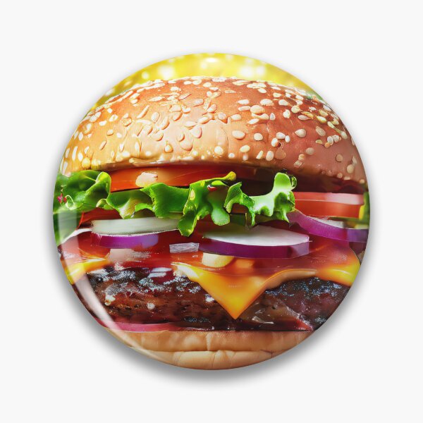 Item preview, Festive burger in front of colorful fireworks designed and sold by Mianku | Für das Leben.