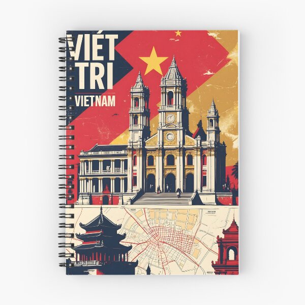 Item preview, Viet Tri Vietnam 1950s Retro Poster Tourism designed and sold by TravelersGems.