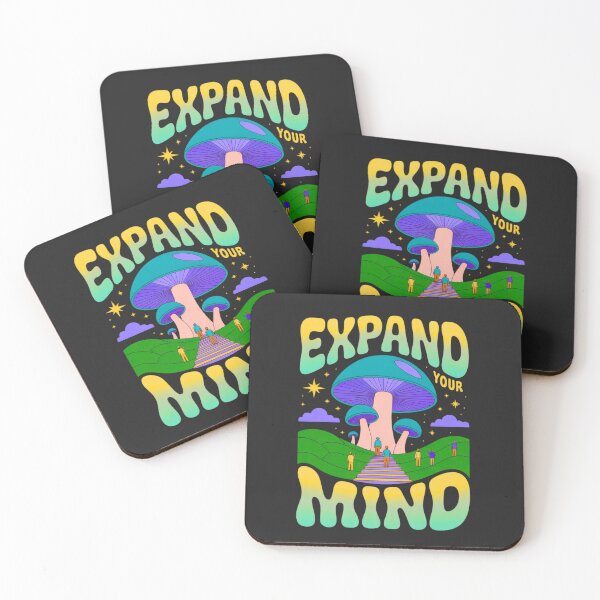 Item preview, Expand Your Mind – Psychedelic Mushroom Art | Trippy Cosmic Illustration designed and sold by Wonder Pixel Studio.