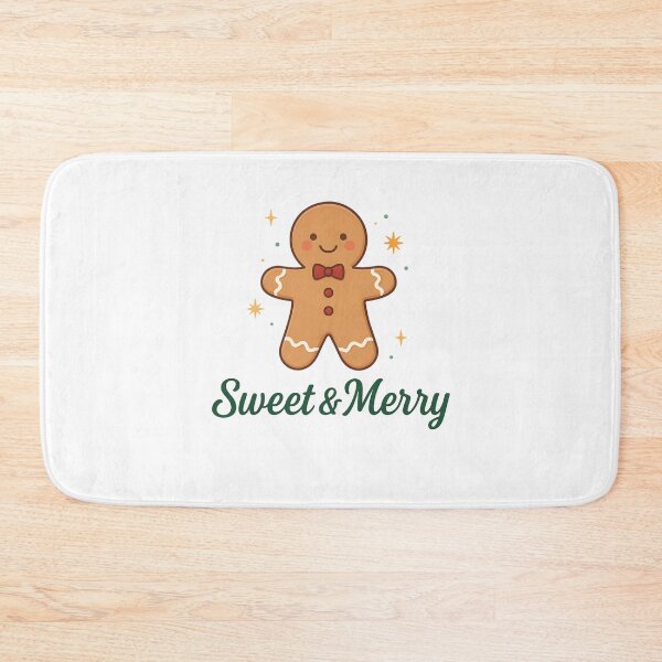 Item preview, Sweet & Merry Gingerbread – Cute Christmas Cookie Illustration designed and sold by PlainHive.