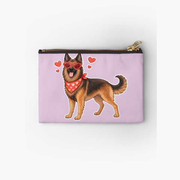 Item preview, Cute Belgian Tervuren in Love – Minimal Valentine Dog Illustration designed and sold by GoodyPaws.