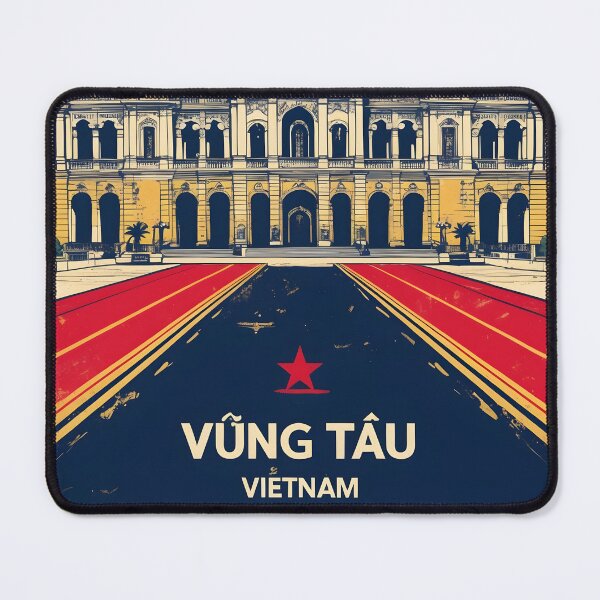 Item preview, Vung Tau Vietnam 1950s Retro Poster Tourism designed and sold by TravelersGems.