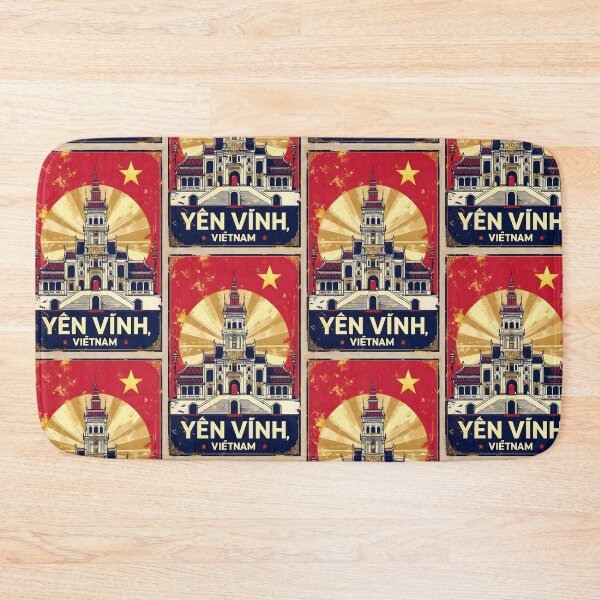 Item preview, Yen Vinh Vietnam 1950s Retro Poster Tourism designed and sold by TravelersGems.
