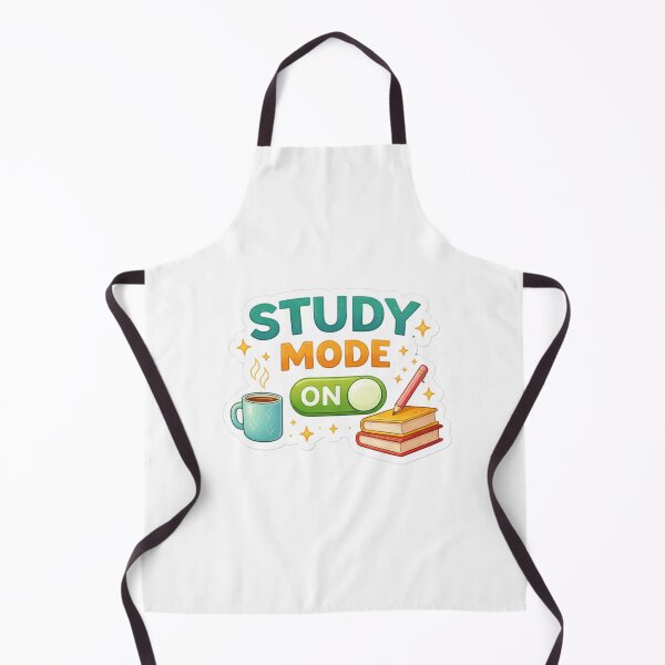 Item preview, Study Mode On – Cute Study Sticker designed and sold by Snark Studio.