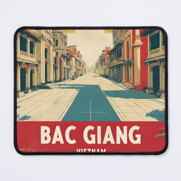 Item preview, Bac Giang Vietnam 1950s Retro Poster Tourism designed and sold by TravelersGems.