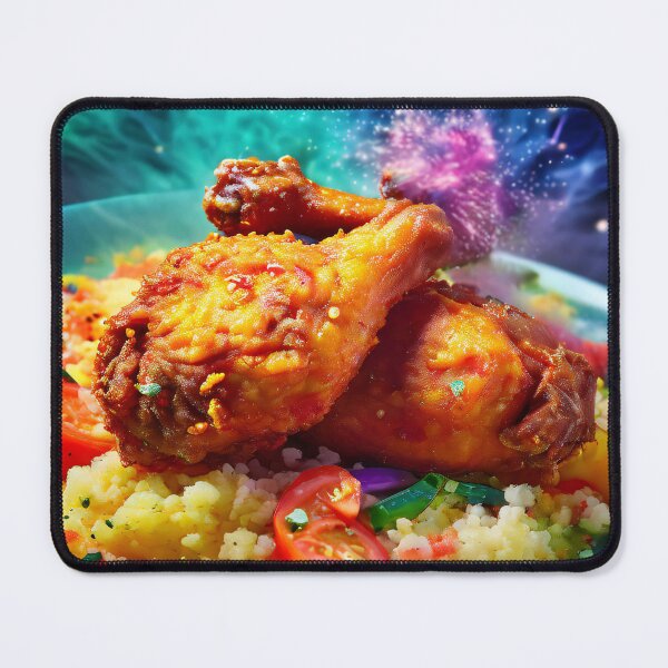 Item preview, Festive chicken dish with a cosmic theme designed and sold by Mianku | Für das Leben.