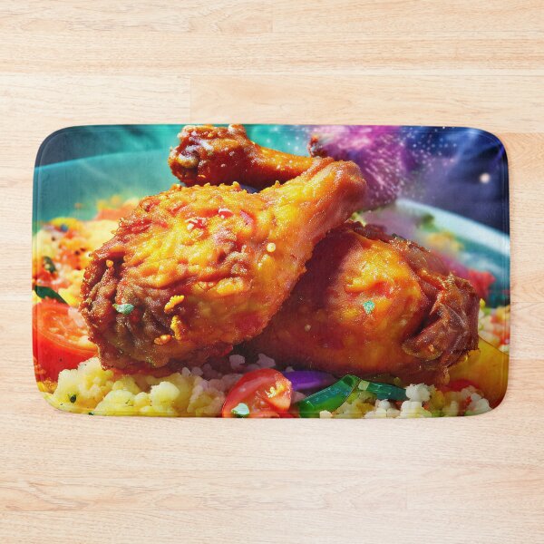 Item preview, Festive chicken dish with a cosmic theme designed and sold by Mianku | Für das Leben.