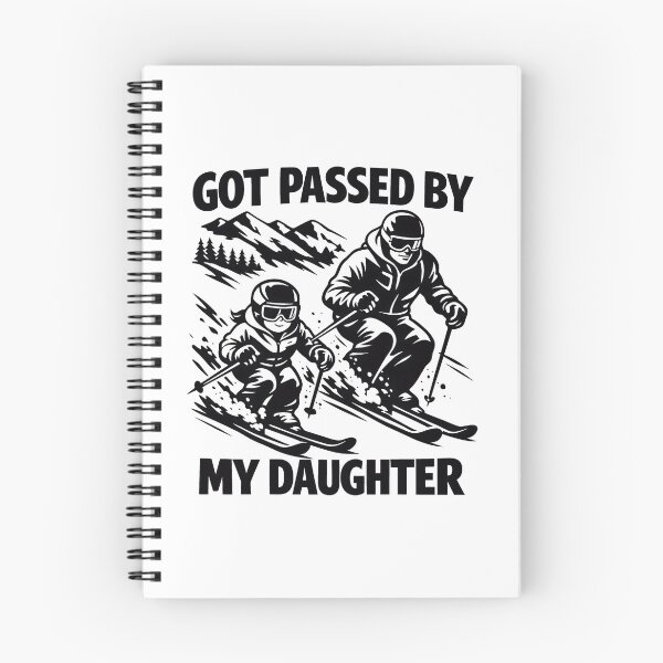 Item preview, Got Passed by My Daughter Funny Skiing designed and sold by gear-posters.