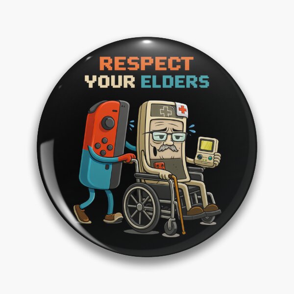 Item preview, Respect Your Elders Gaming Control Retro Gamer designed and sold by DOPANDA ..