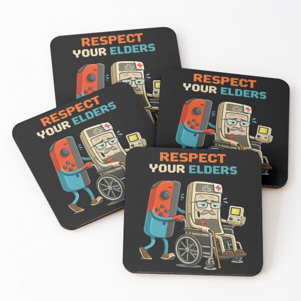Item preview, Respect Your Elders Gaming Control Retro Gamer designed and sold by DOPANDA ..