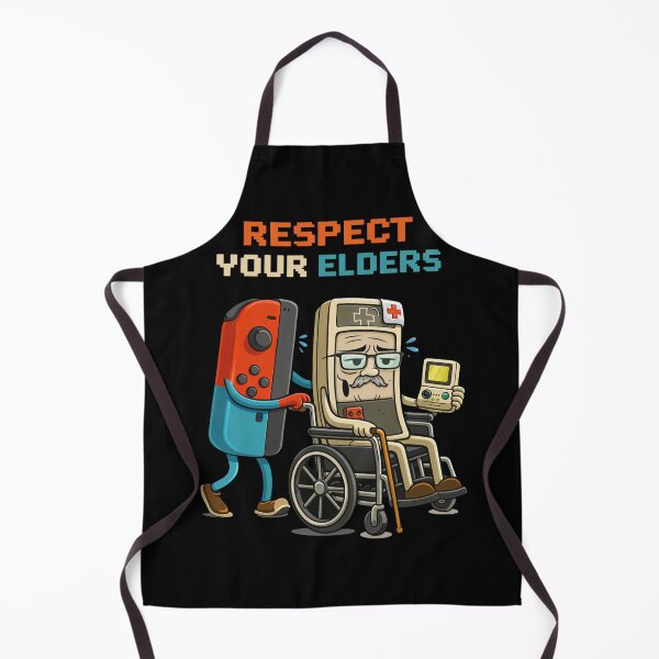 Item preview, Respect Your Elders Gaming Control Retro Gamer designed and sold by DOPANDA ..