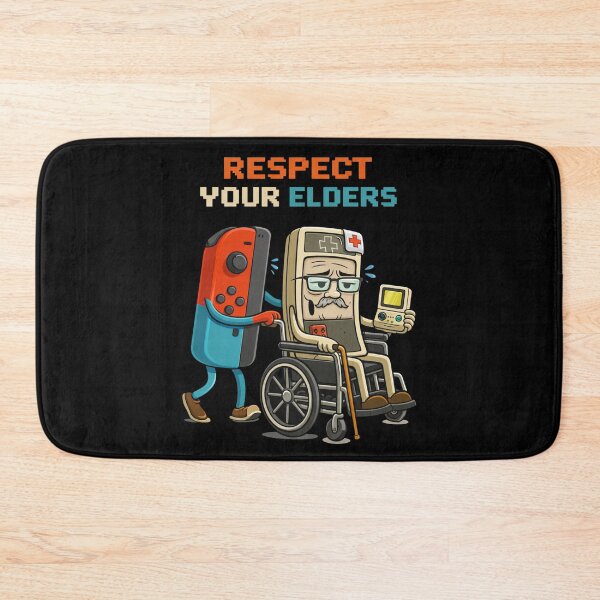 Item preview, Respect Your Elders Gaming Control Retro Gamer designed and sold by DOPANDA ..