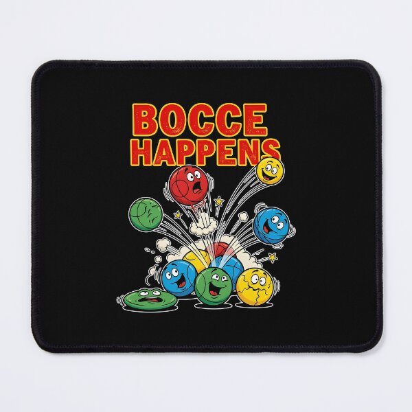 Item preview, Bocce Happens Funny Bocce Ball Game designed and sold by Aesthetic-Avenue.