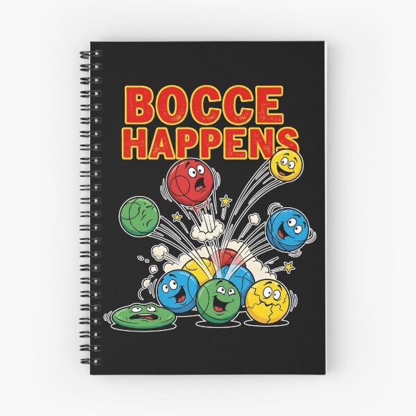 Item preview, Bocce Happens Funny Bocce Ball Game designed and sold by Aesthetic-Avenue.