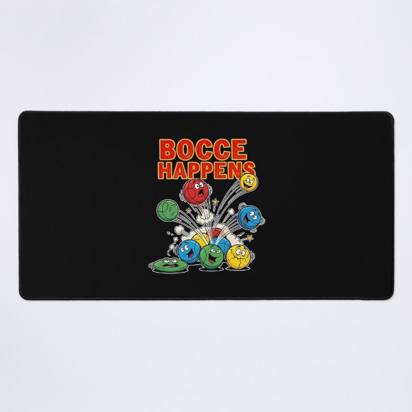 Item preview, Bocce Happens Funny Bocce Ball Game designed and sold by Aesthetic-Avenue.