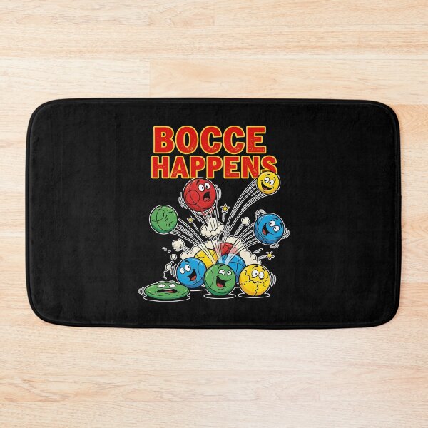 Item preview, Bocce Happens Funny Bocce Ball Game designed and sold by Aesthetic-Avenue.