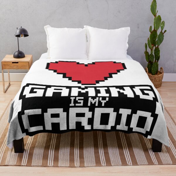 Item preview, Gaming Is My Cardio Funny Retro Pixel Heart Gamer Gift designed and sold by Thompika.