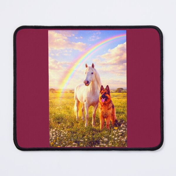 Item preview, Horse and dog together, are the best animal bond that transcends stories. designed and sold by Git537.