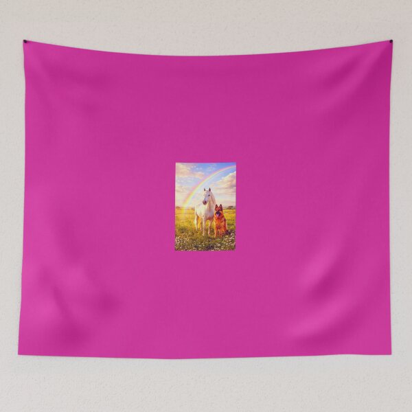 Item preview, Horse and dog together, are the best animal bond that transcends stories. designed and sold by Git537.