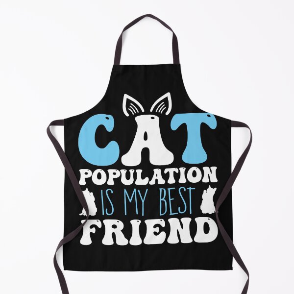 Item preview, Cat Population Is My Best Friend – Funny Cat Lover Typography designed and sold by dianadouri.