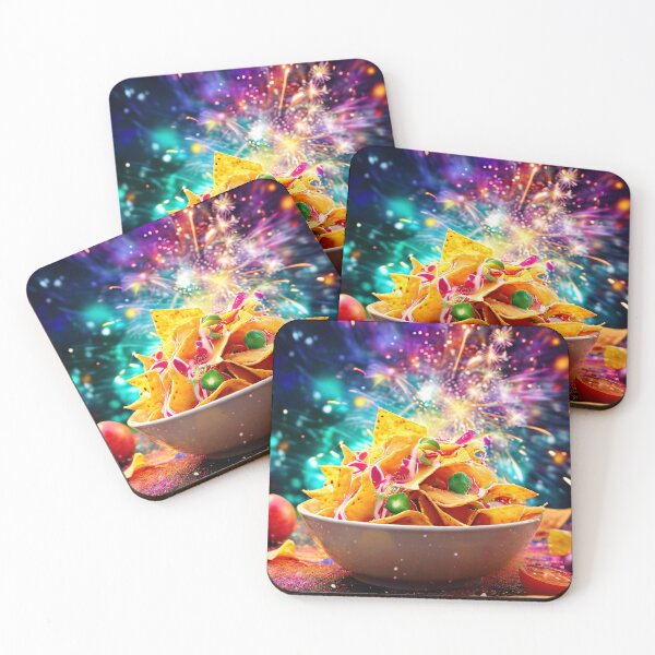Item preview, Nachos Celebration: A Flavor Explosion in Fireworks designed and sold by Mianku | Für das Leben.