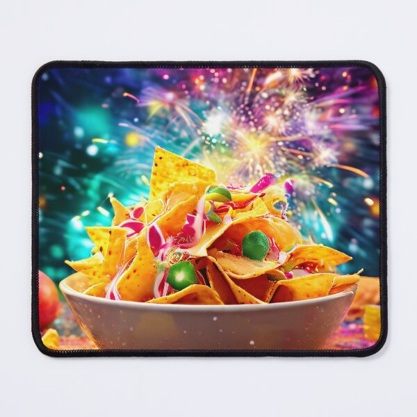 Item preview, Nachos Celebration: A Flavor Explosion in Fireworks designed and sold by Mianku | Für das Leben.